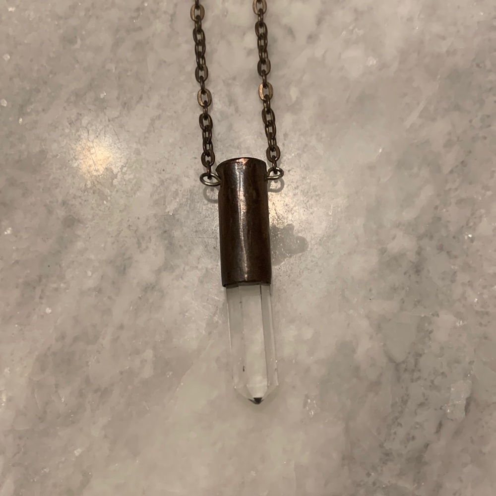 Crystal and Gold Boho Layering Necklace